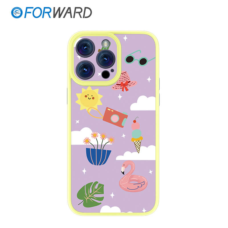FORWARD Finished Phone Case For iPhone - On The Way Series FW-KZL002 Lemon Yellow