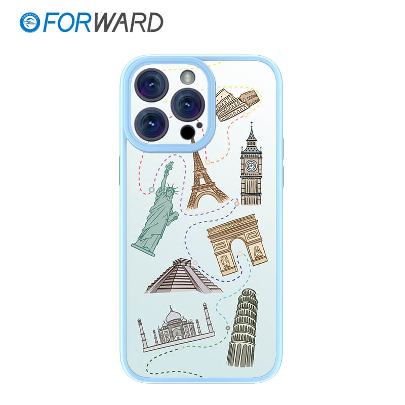 FORWARD Finished Phone Case For iPhone - On The Way Series FW-KZL004 Ivy Blue