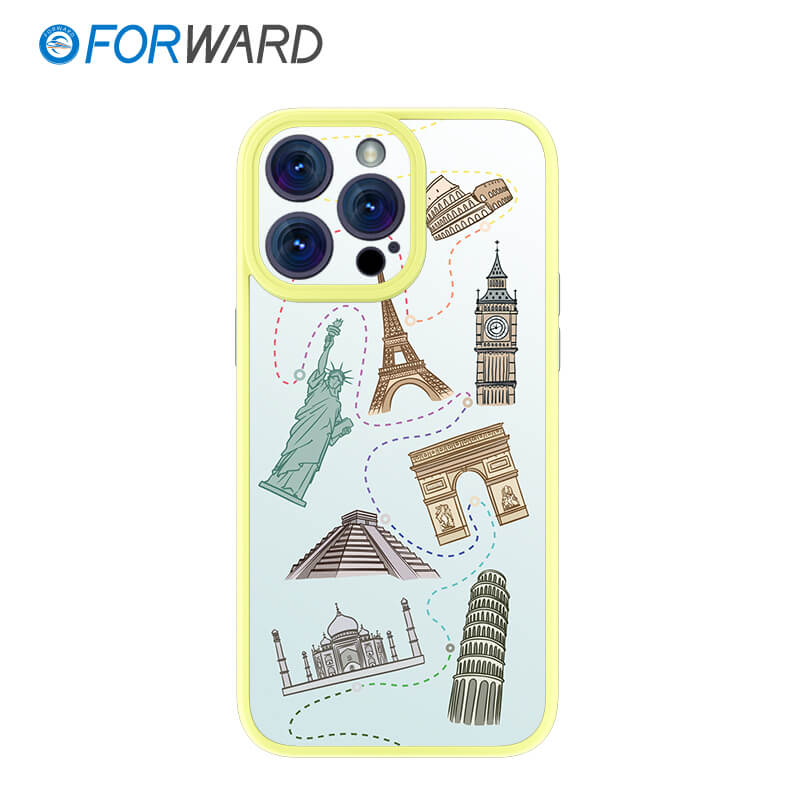 FORWARD Finished Phone Case For iPhone - On The Way Series FW-KZL004 Lemon Yellow