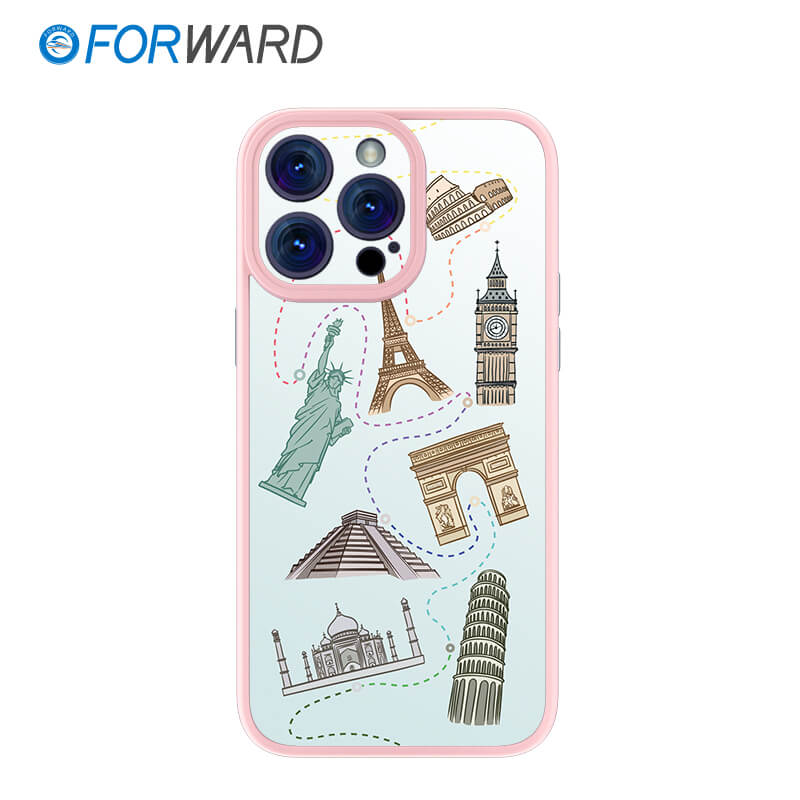 FORWARD Finished Phone Case For iPhone - On The Way Series FW-KZL004 Sakura Pink