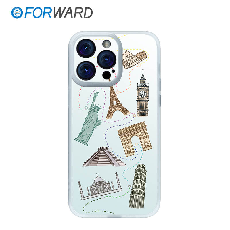 FORWARD Finished Phone Case For iPhone - On The Way Series FW-KZL004 Wedding White