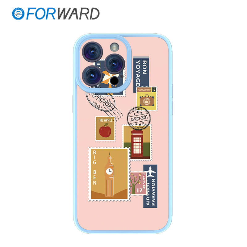 FORWARD Finished Phone Case For iPhone - On The Way Series FW-KZL005 Ivy Blue
