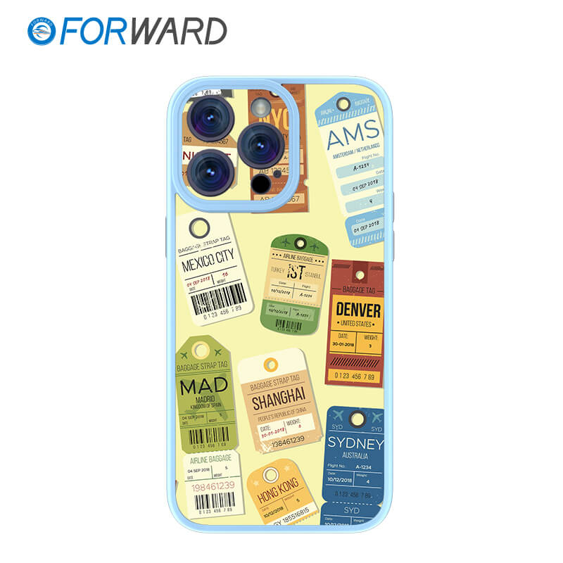 FORWARD Finished Phone Case For iPhone - On The Way Series FW-KZL010 Ivy Blue