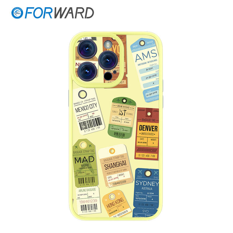 FORWARD Finished Phone Case For iPhone - On The Way Series FW-KZL010 Lemon Yellow