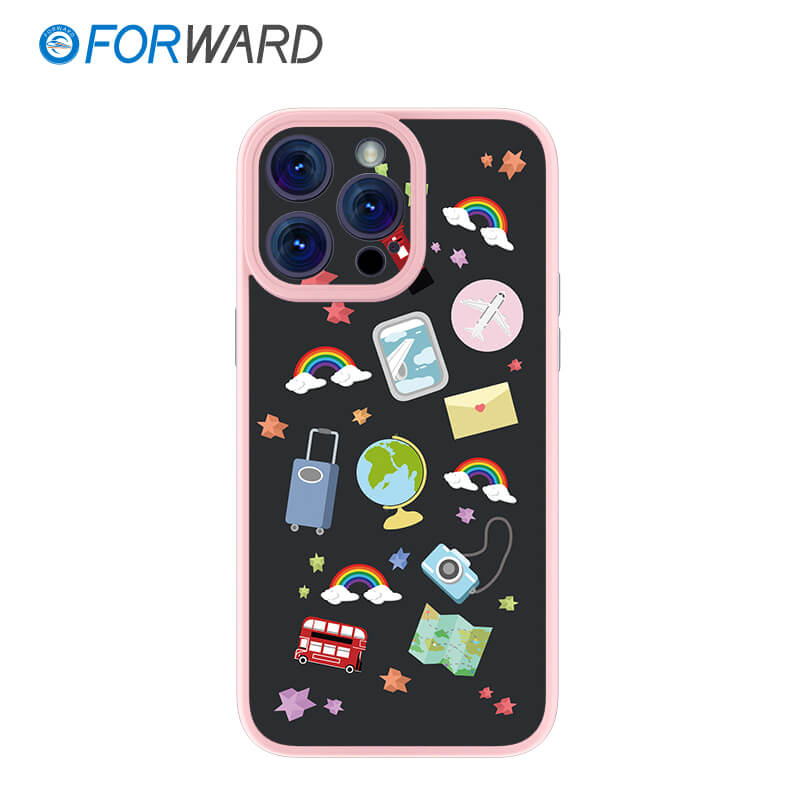 FORWARD Finished Phone Case For iPhone - On The Way Series FW-KZL011 Sakura Pink