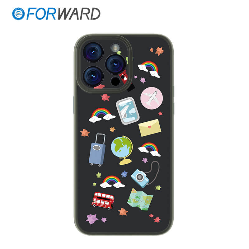 FORWARD Finished Phone Case For iPhone - On The Way Series FW-KZL011 Space Gray