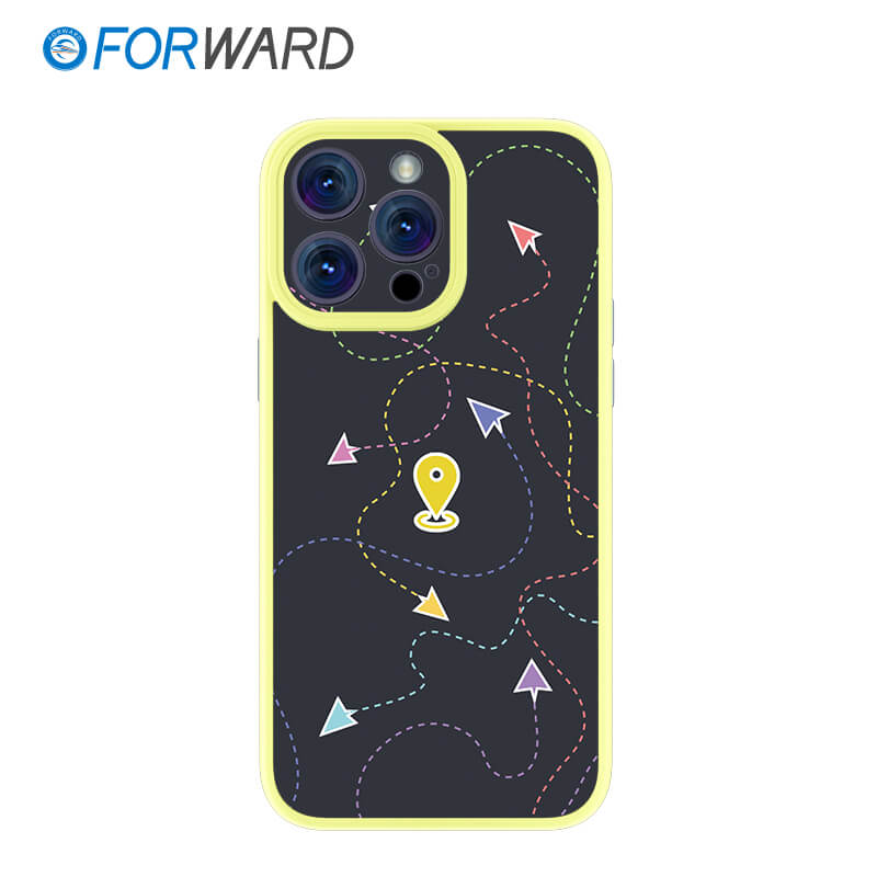 FORWARD Finished Phone Case For iPhone - On The Way Series FW-KZL012 Lemon Yellow