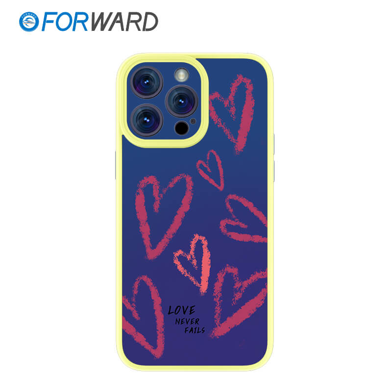 FORWARD Finished Phone Case For iPhone - Take Me To Your Heart Series FW-KZJ001 Lemon Yellow
