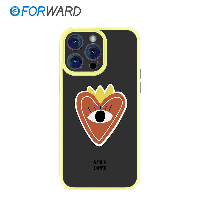 FORWARD Finished Phone Case For iPhone - Take Me To Your Heart Series FW-KZJ002 Lemon Yellow