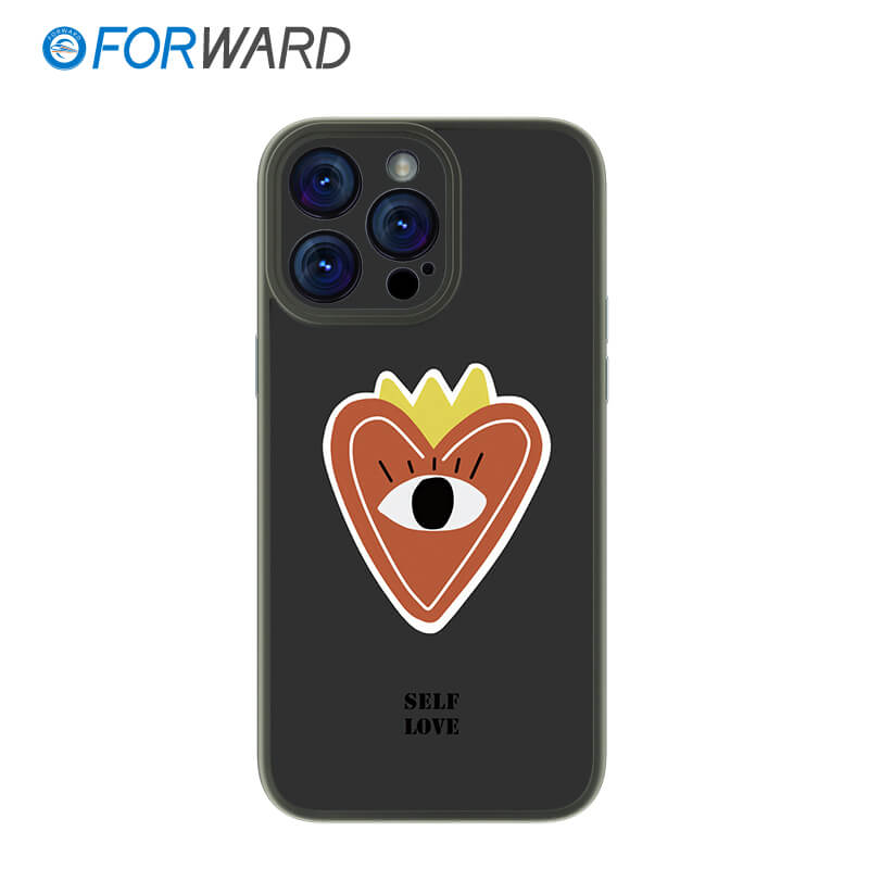 FORWARD Finished Phone Case For iPhone - Take Me To Your Heart Series FW-KZJ002 Space Gray