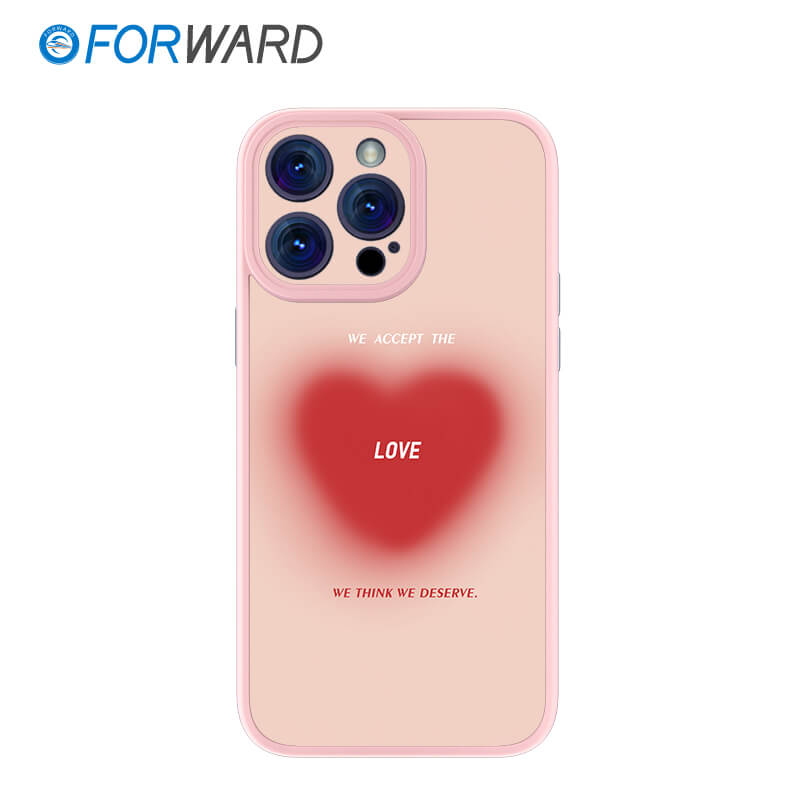 FORWARD Finished Phone Case For iPhone - Take Me To Your Heart Series FW-KZJ003 Sakura Pink