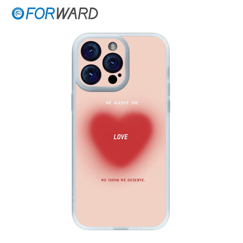 FORWARD Finished Phone Case For iPhone - Take Me To Your Heart Series FW-KZJ003 Wedding White