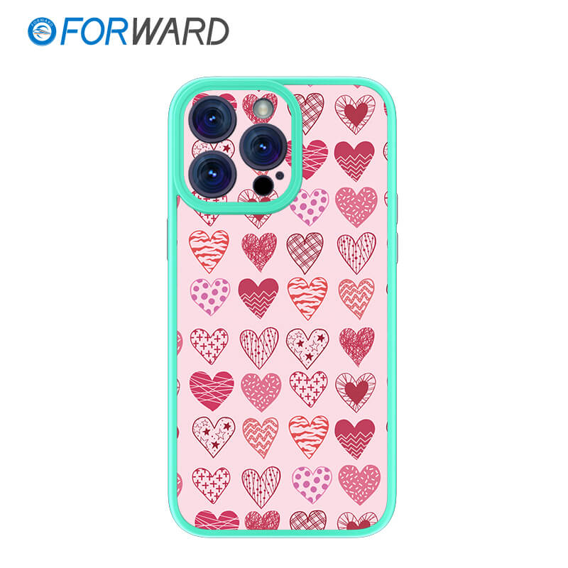 FORWARD Finished Phone Case For iPhone - Take Me To Your Heart Series FW-KZJ004 Fresh Green