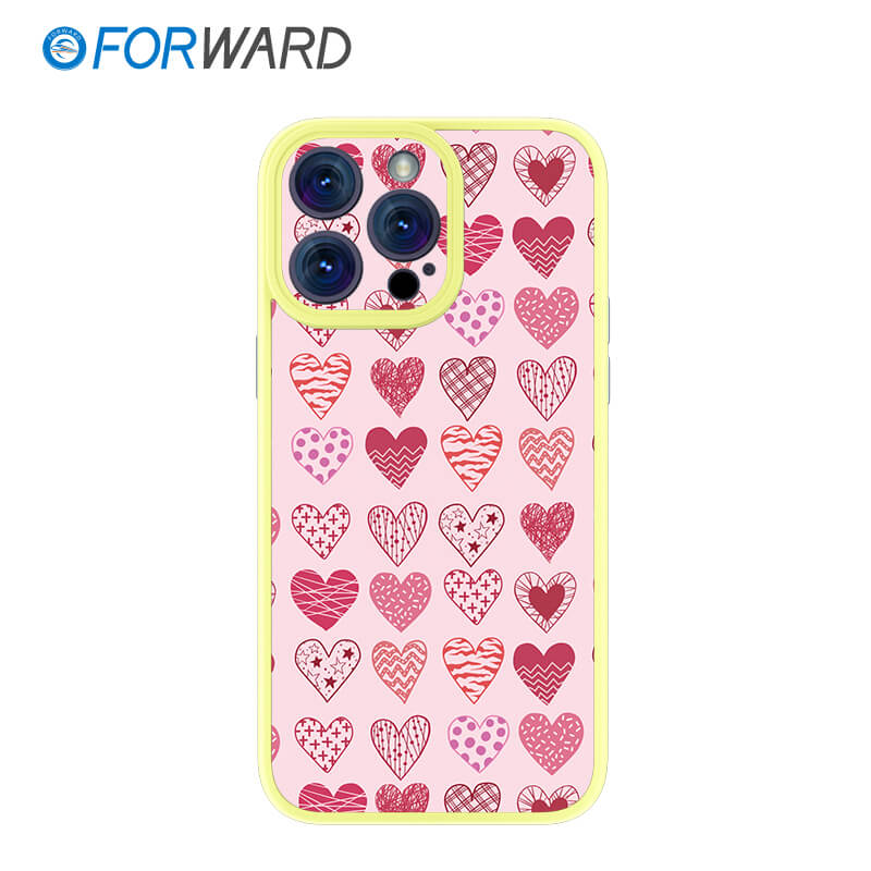 FORWARD Finished Phone Case For iPhone - Take Me To Your Heart Series FW-KZJ004 Lemon Yellow