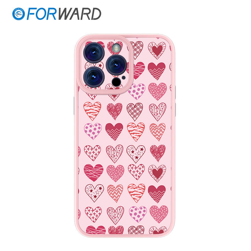 FORWARD Finished Phone Case For iPhone - Take Me To Your Heart Series FW-KZJ004 Sakura Pink