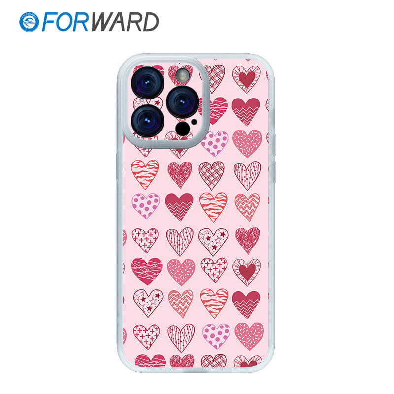 FORWARD Finished Phone Case For iPhone - Take Me To Your Heart Series FW-KZJ004 Wedding White