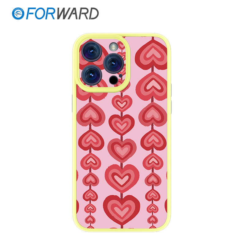 FORWARD Finished Phone Case For iPhone - Take Me To Your Heart Series FW-KZJ005 Lemon Yellow