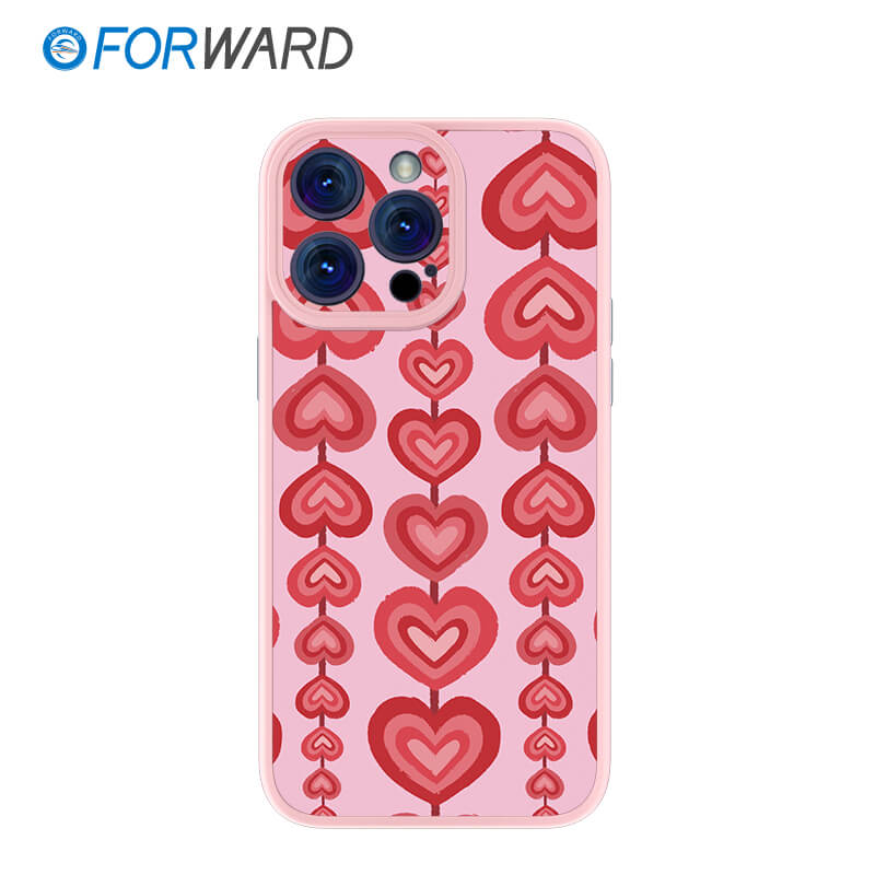 FORWARD Finished Phone Case For iPhone - Take Me To Your Heart Series FW-KZJ005 Sakura Pink