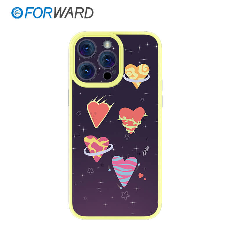 FORWARD Finished Phone Case For iPhone - Take Me To Your Heart Series FW-KZJ007 Lemon Yellow