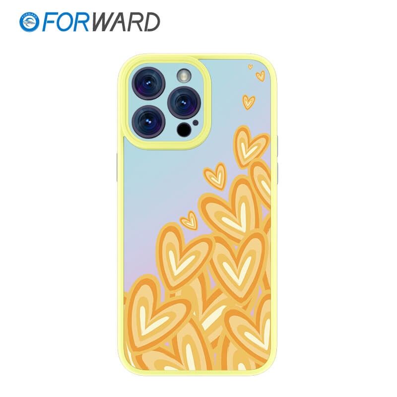 FORWARD Finished Phone Case For iPhone - Take Me To Your Heart Series FW-KZJ008 Lemon Yellow