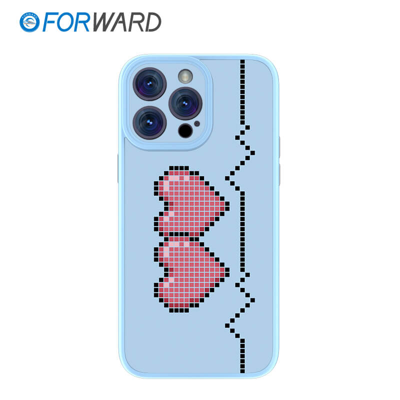FORWARD Finished Phone Case For iPhone - Take Me To Your Heart Series FW-KZJ009 Ivy Blue