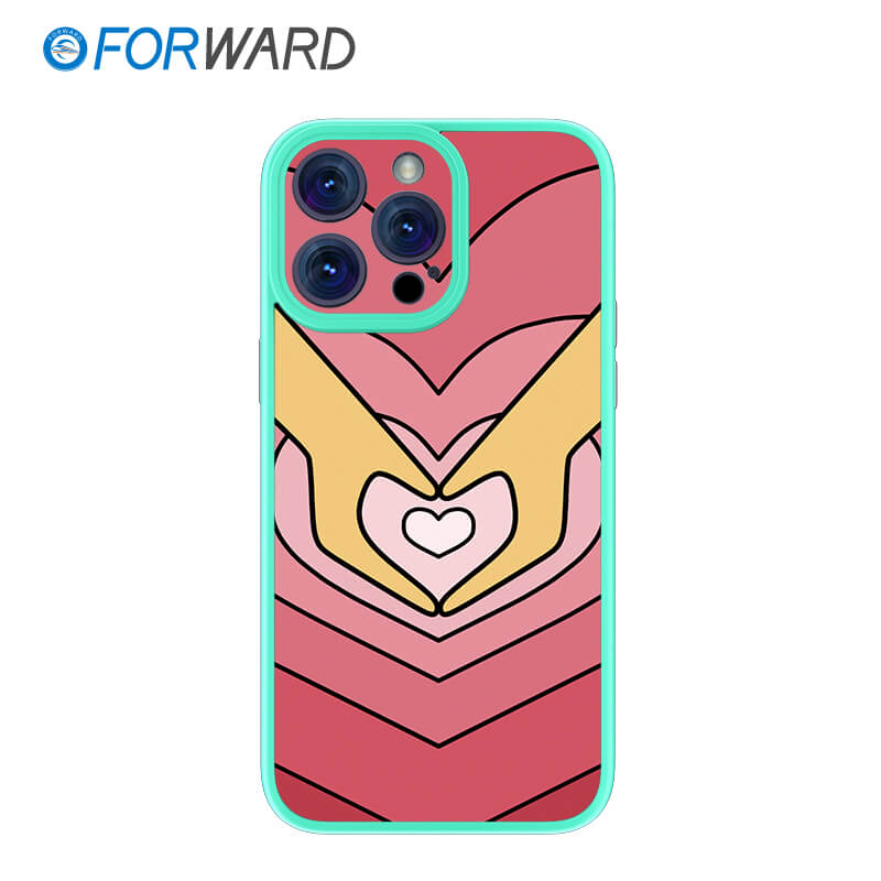 FORWARD Finished Phone Case For iPhone - Take Me To Your Heart Series FW-KZJ010 Fresh Green