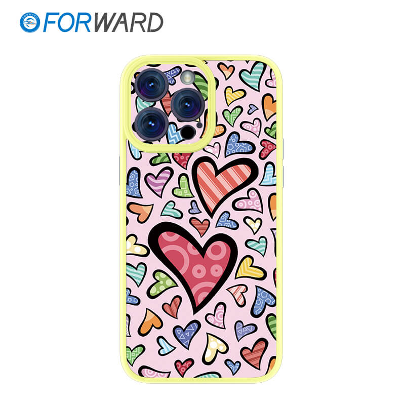 FORWARD Finished Phone Case For iPhone - Take Me To Your Heart Series FW-KZJ011 Lemon Yellow