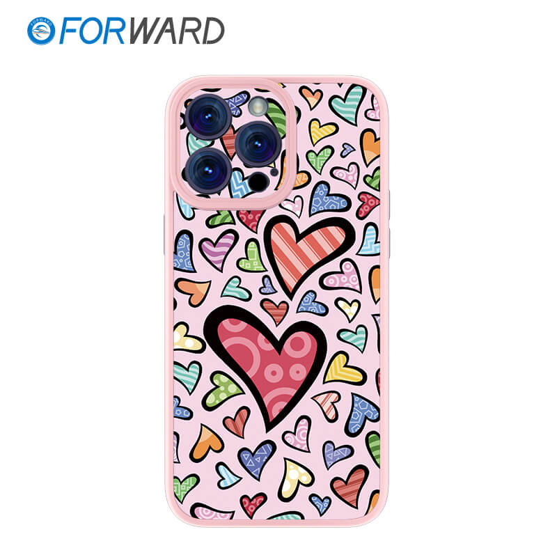 FORWARD Finished Phone Case For iPhone - Take Me To Your Heart Series FW-KZJ011 Sakura Pink