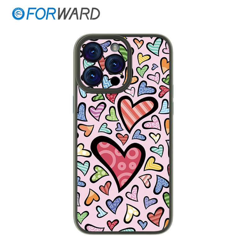 FORWARD Finished Phone Case For iPhone - Take Me To Your Heart Series FW-KZJ011 Space Gray