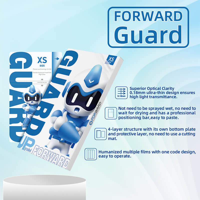 Forward Guard High Clear Film-Customizable Screen Protector Film-XS-feature-FORWARD